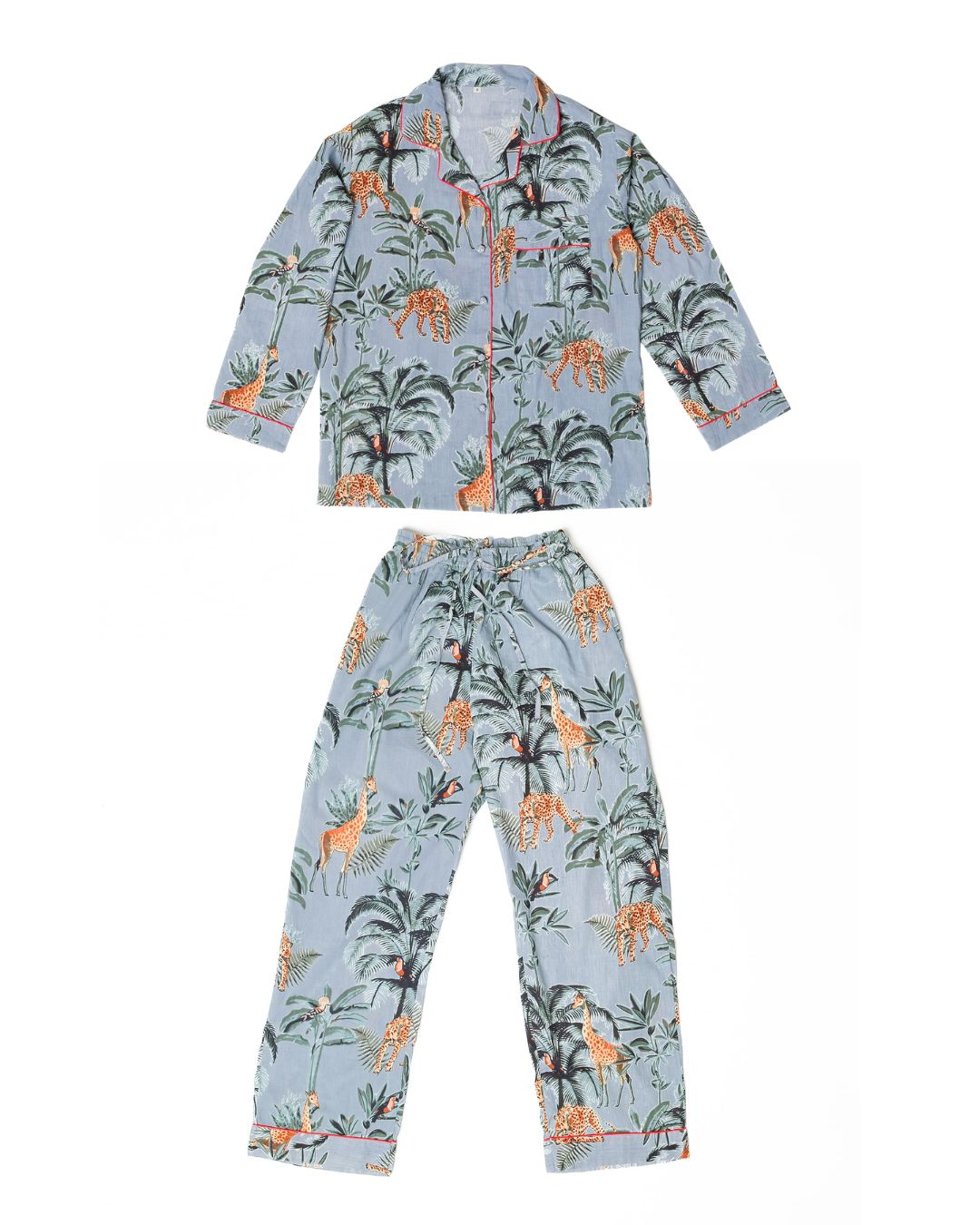 At The Zoo Long Pajama Set