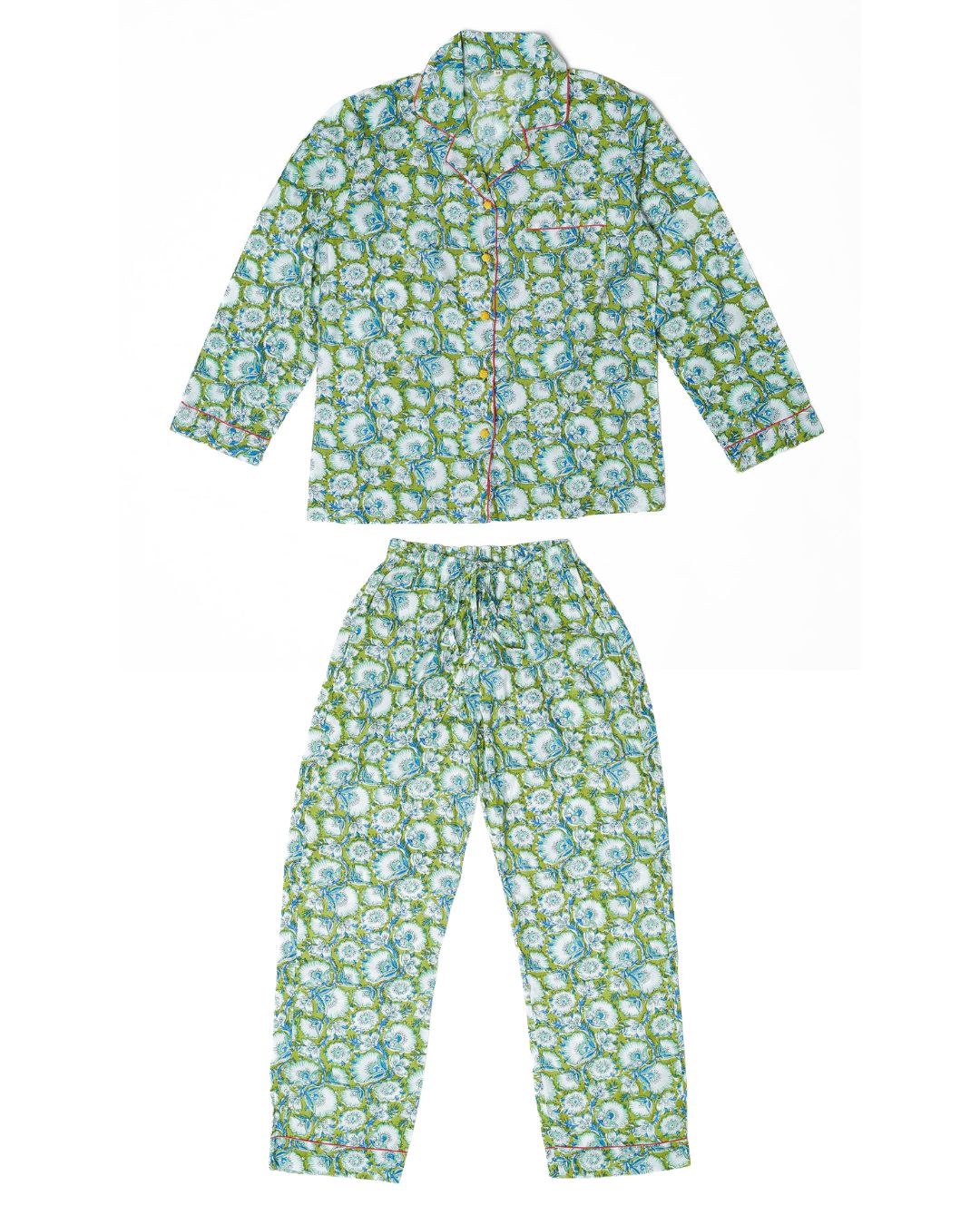 Moss Garden Long Pajama Set