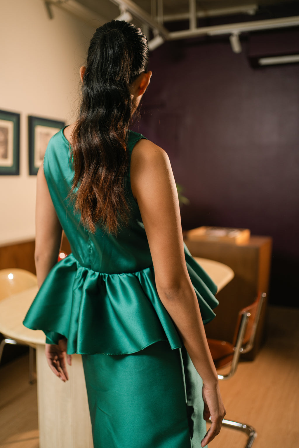 Ruffles Top & Skirt Set