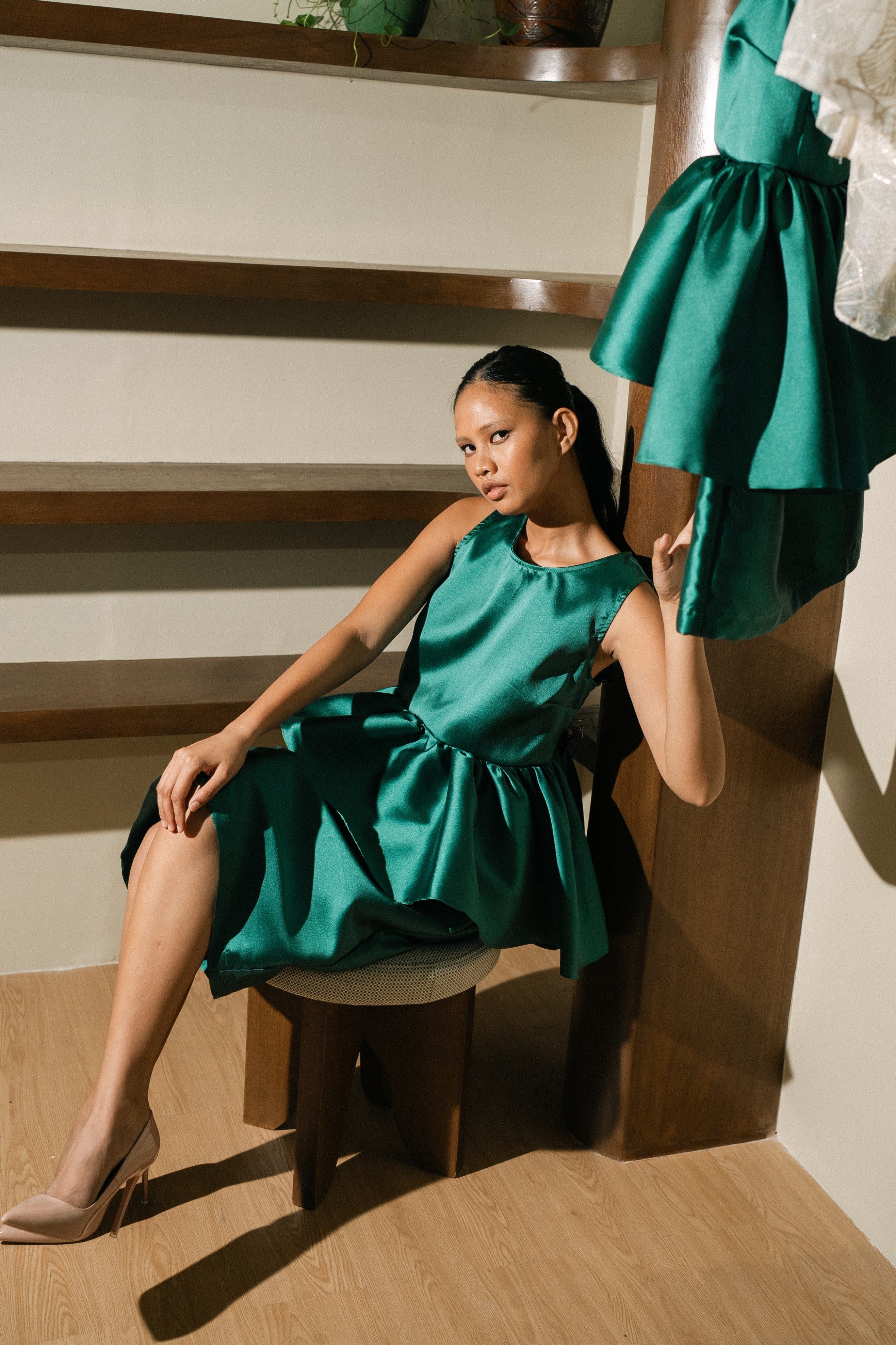 Ruffles Top & Skirt Set